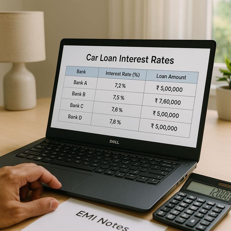 Bank-wise Car Loan Comparison for Nexon